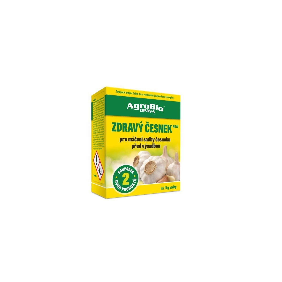 Zdravý česnek NEW - máčení sadby - AgroBio - prodej hnojiv - 10 g + 50 ml