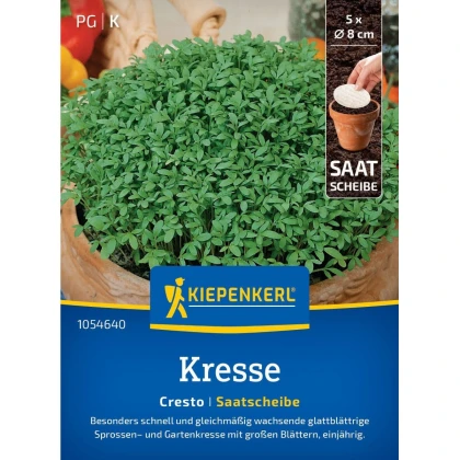 Semená žeruchy Cresto - predaj výsevných diskov - 5 m