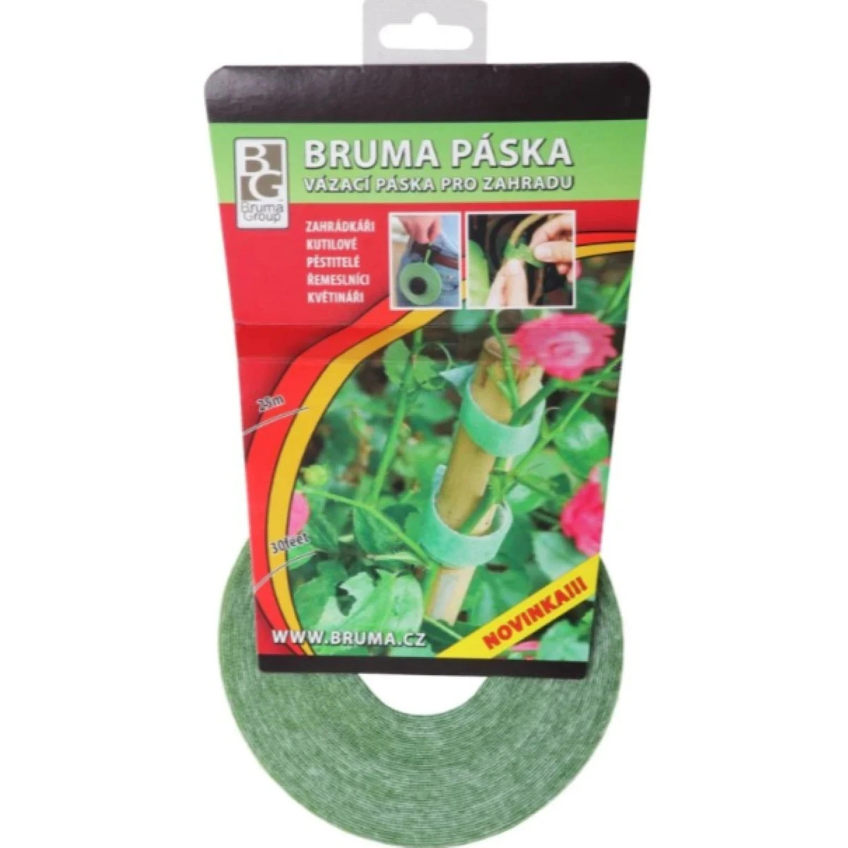 Upínacia páska - suchý zips - Bruma - 9,15 m - predaj pestovateľských potrieb - 1 ks