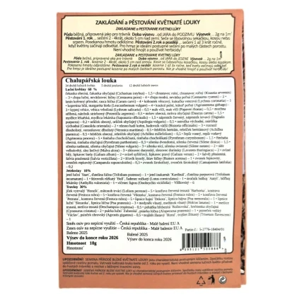 Chalupárska lúka - Planta Naturalis - lúčna zmes - 10 g