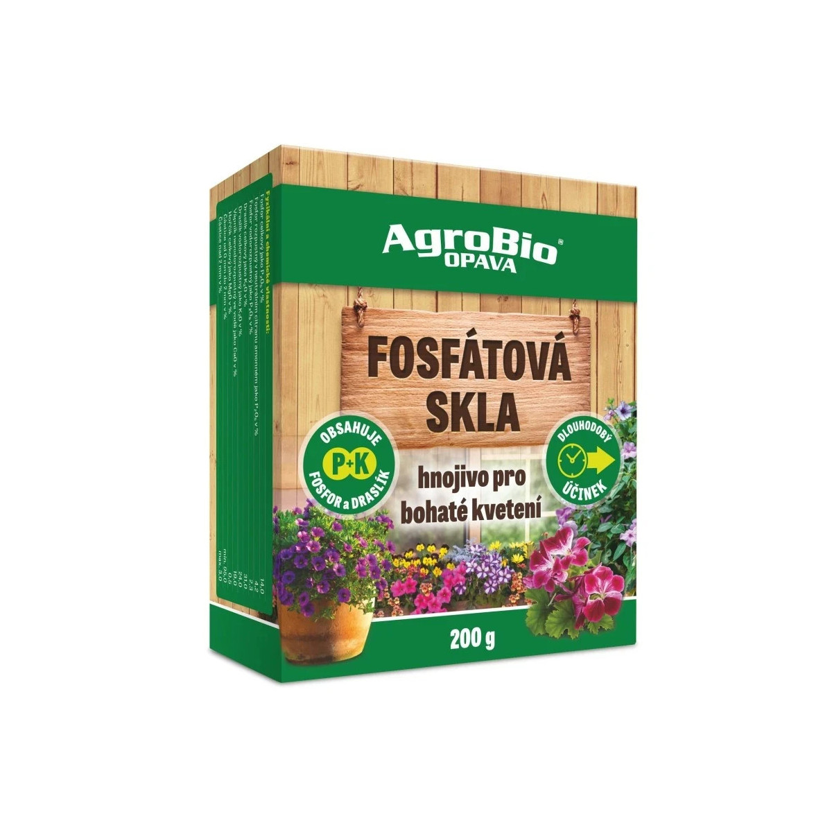 Fosfátové sklá - hnojivo v prášku - AgroBio - predaj hnojív - 200 g