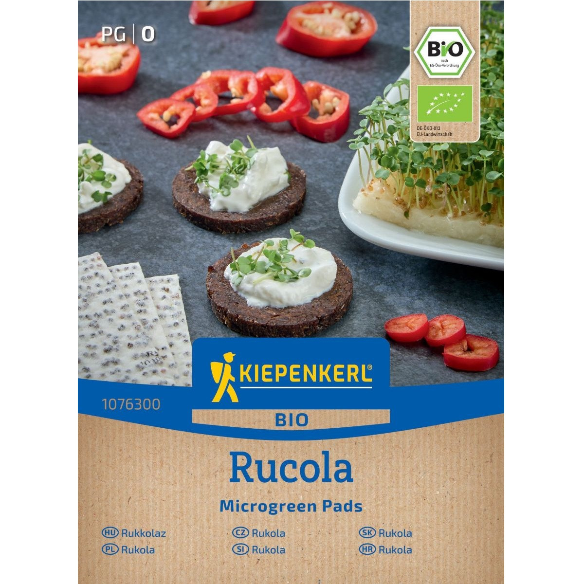 Microgreen - Mikrozelenina - Náhradné Pláty Bio Rukoly - 3 Ks