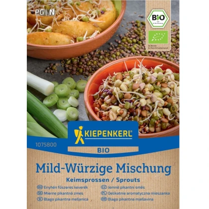 BIO Jemne pikantná zmes - Kiepenkerl - predaj semien na klíčenie - 40 g