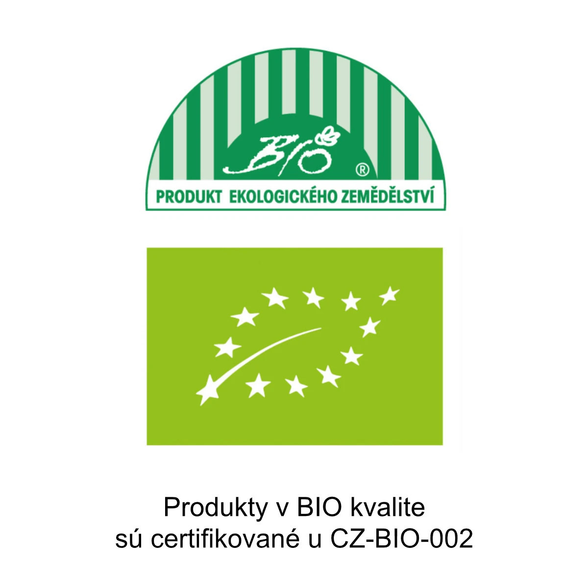 Produkty v BIO kvalite sú certifikované u CZ-BIO-022
