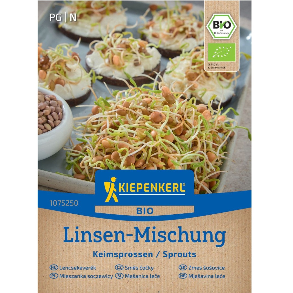 BIO Šošovica zmes - predaj bio semien na klíčenie - 40 g