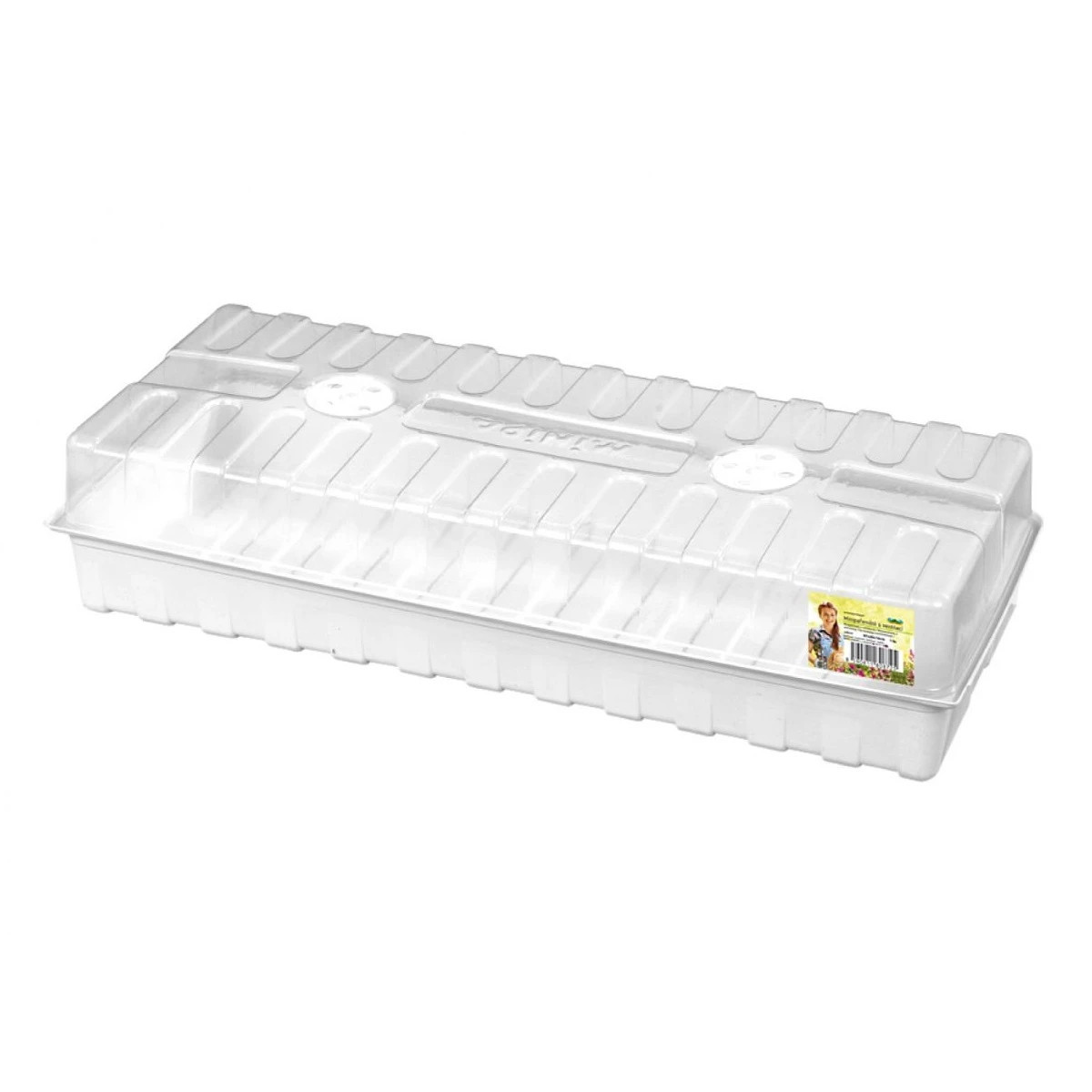 Miniskleník s ventiláciou bielej - 47 x 20 x 10 cm - predaj parenísk - 1 ks