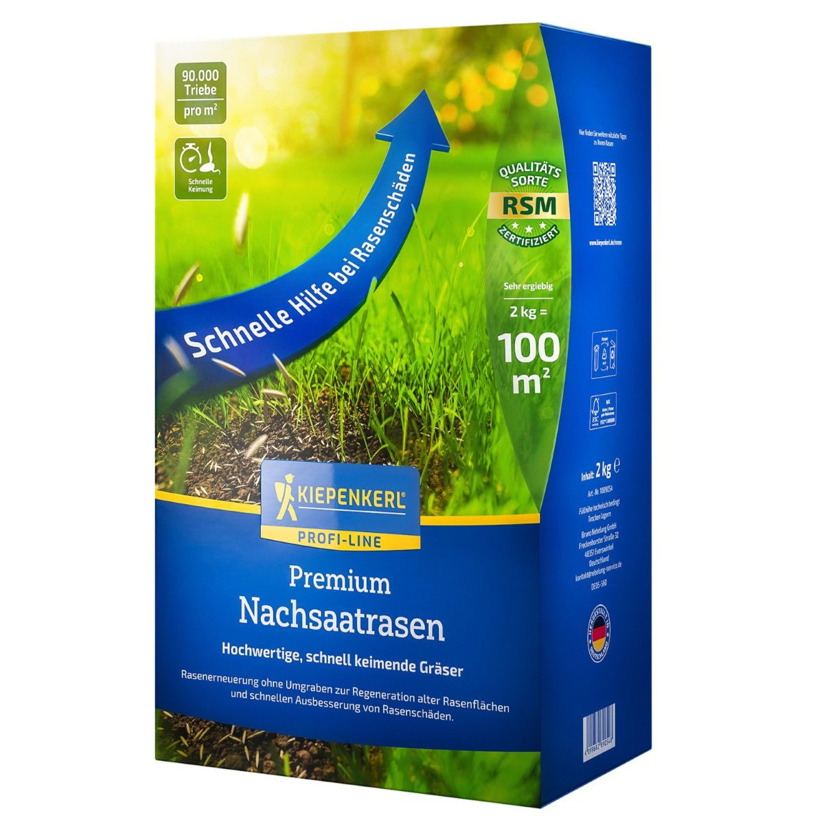 Trávna zmes na dosievanie Premium - Kiepenkerl - predaj semien - 2 kg