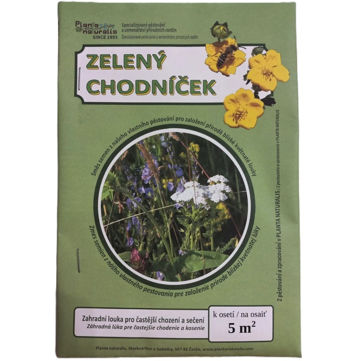 Zelený chodníček - Planta Naturalis - lúčna zmes - 10 g