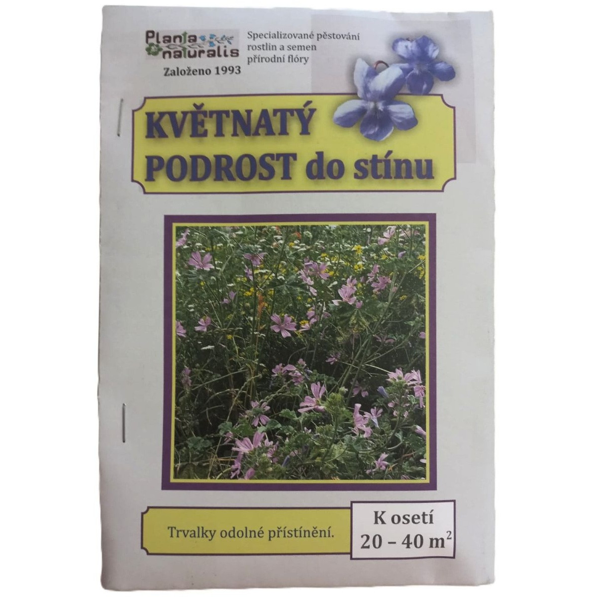Kvetnatý podrast do tieňa - Planta Naturalis - lúčna zmes - 40 g
