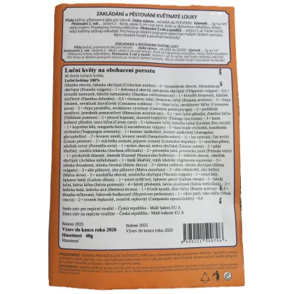 Lúčne kvety pre obohatenie porastu – Planta Naturalis – lúčna zmes – 40 g