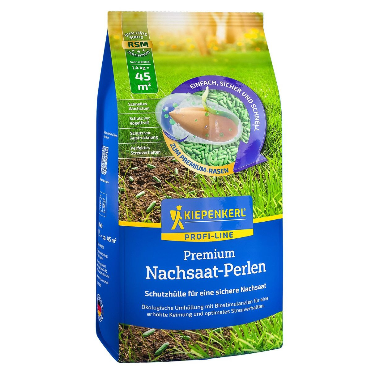 Dosevové perly na dosev trávnika - Kiepenkerl - zmes - predaj semien - 1,4 kg