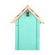 Vtáčia búdka zelená Beach Hut Curacao - domček pre vtáctvo - 1 ks