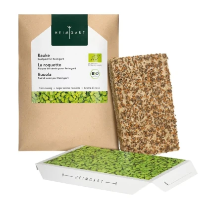 BIO Rukola - mikrozelenina - microgreens - Heimgart - náhradné pláty - 1 ks