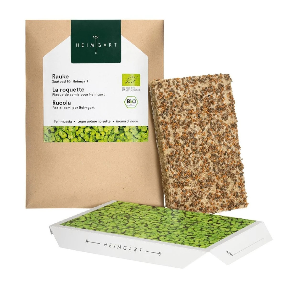 BIO Rukola - mikrozelenina - microgreens - Heimgart - náhradné pláty - 1 ks