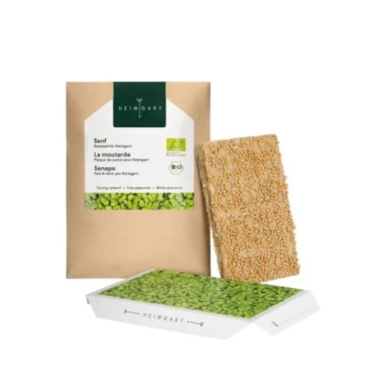 BIO Horčica - mikrozelenina - microgreens - Heimgart - náhradné pláty - 1 ks