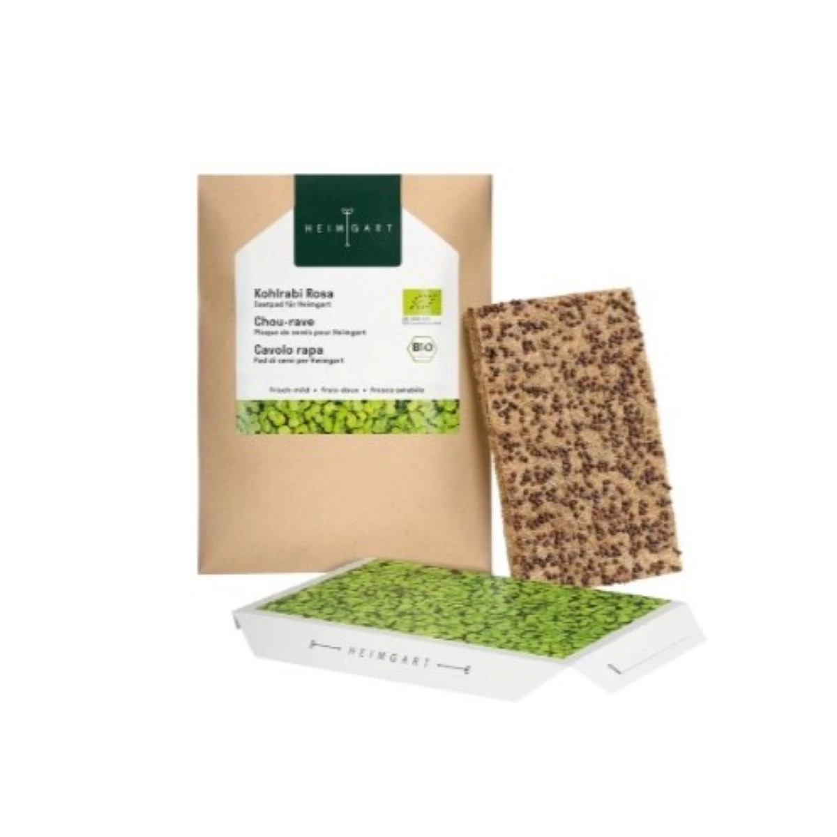 BIO Kaleráb - mikrozelenina - microgreens - Heimgart - náhradné pláty - 1 ks