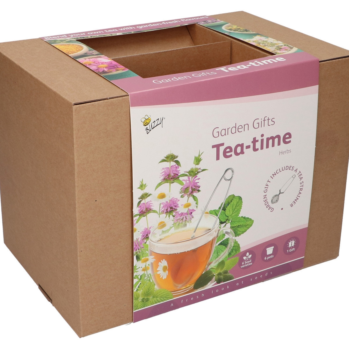 Buzzy Garden Gift - Darčeková súprava Čajová záhradka - Pieterpik - predaj súprav - 1 balenie
