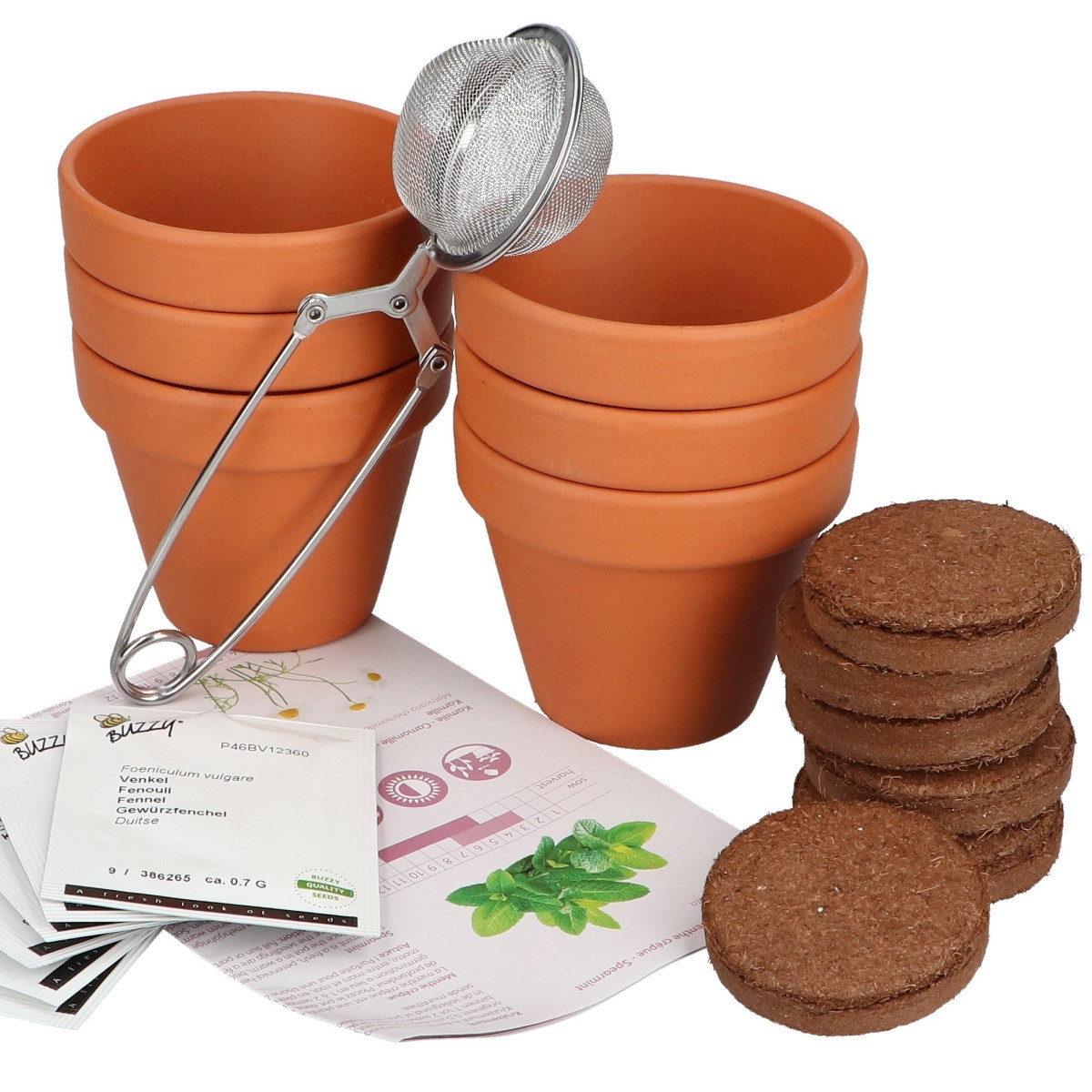 Buzzy Garden Gift - Darčeková súprava Čajová záhradka - Pieterpik - predaj súprav - 1 balenie