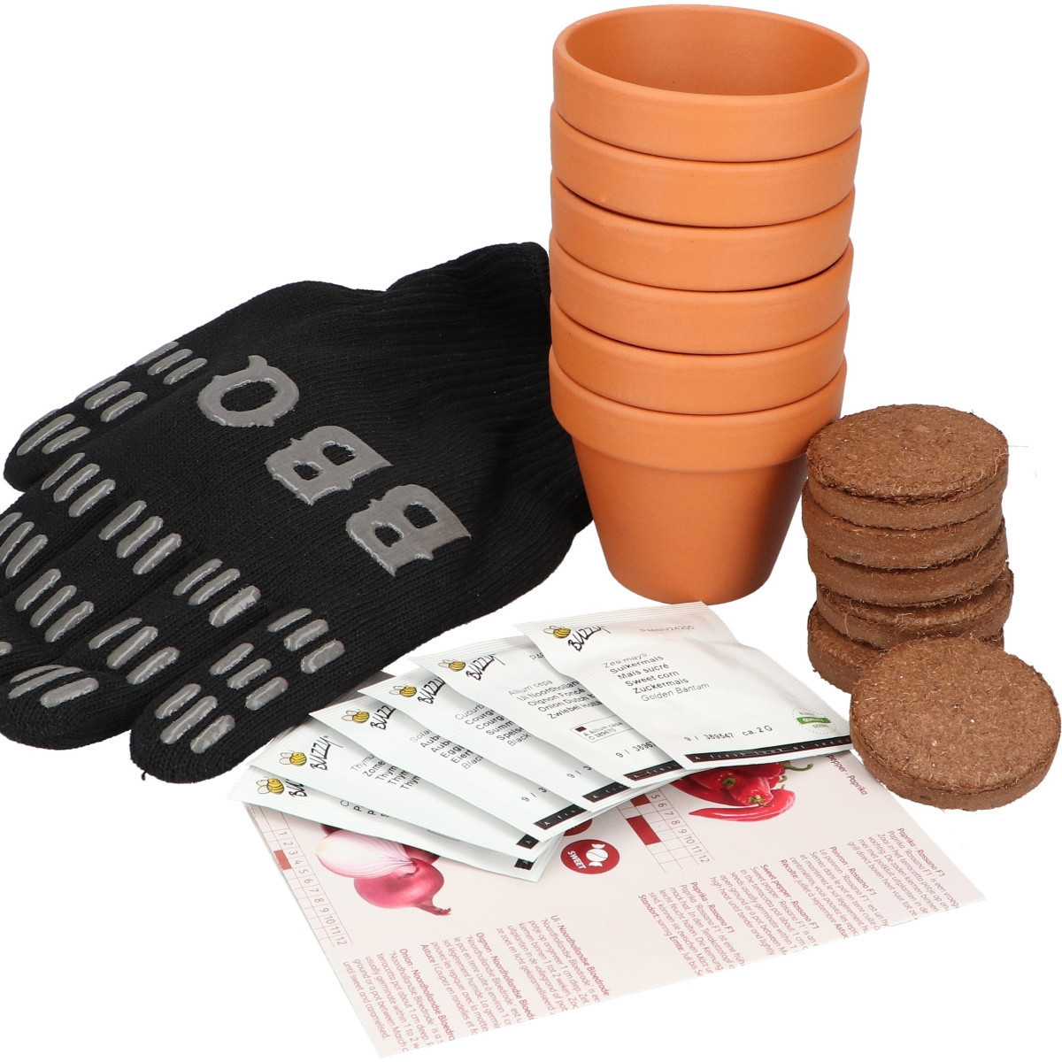 Buzzy Garden Gift - Darčeková sada Barbecue - Pieterpik - predaj sád - 1 balenie