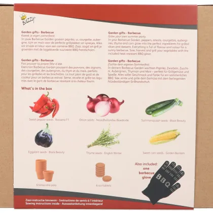 Buzzy Garden Gift - Darčeková sada Barbecue - Pieterpik - predaj sád - 1 balenie