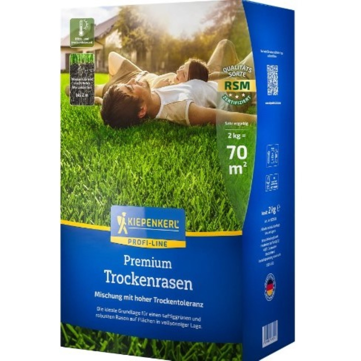 Trávnik na suché stanovištia Premium - zmes - Kiepenkerl - predaj semien - 2 kg