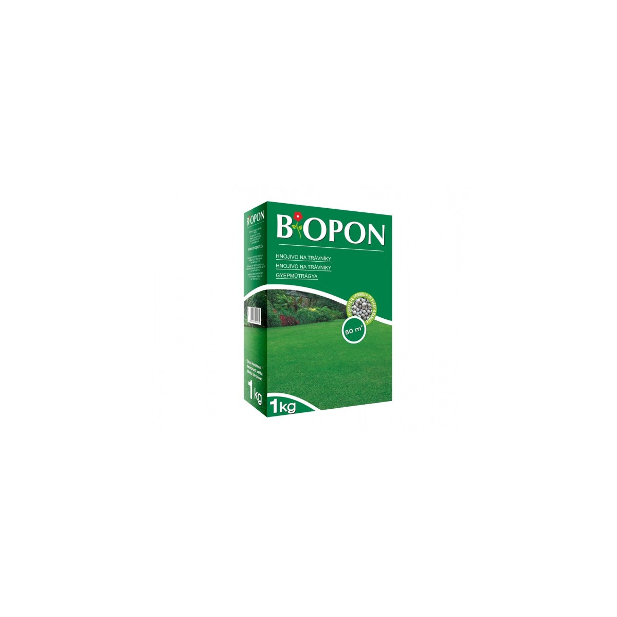 Trávnikové hnojivo - Biopon - hnojivo na trávniky - 1 kg