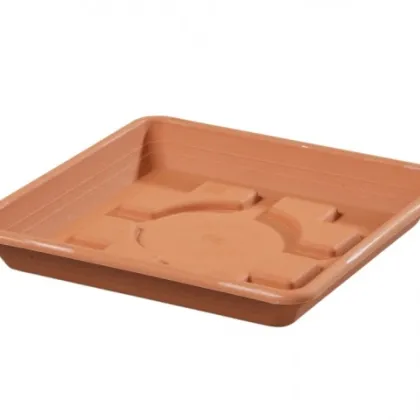 Podmiska Lara - 12 x 12 cm - hnedá farba - 1 ks