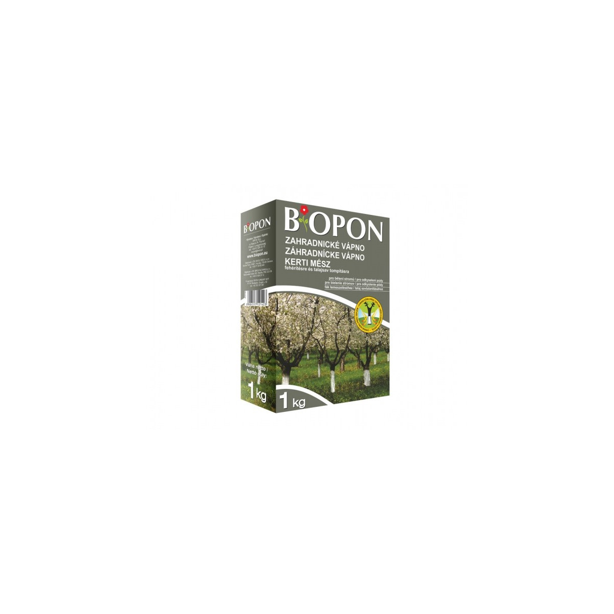 Záhradnícke vápno - BIOPON - 1 kg