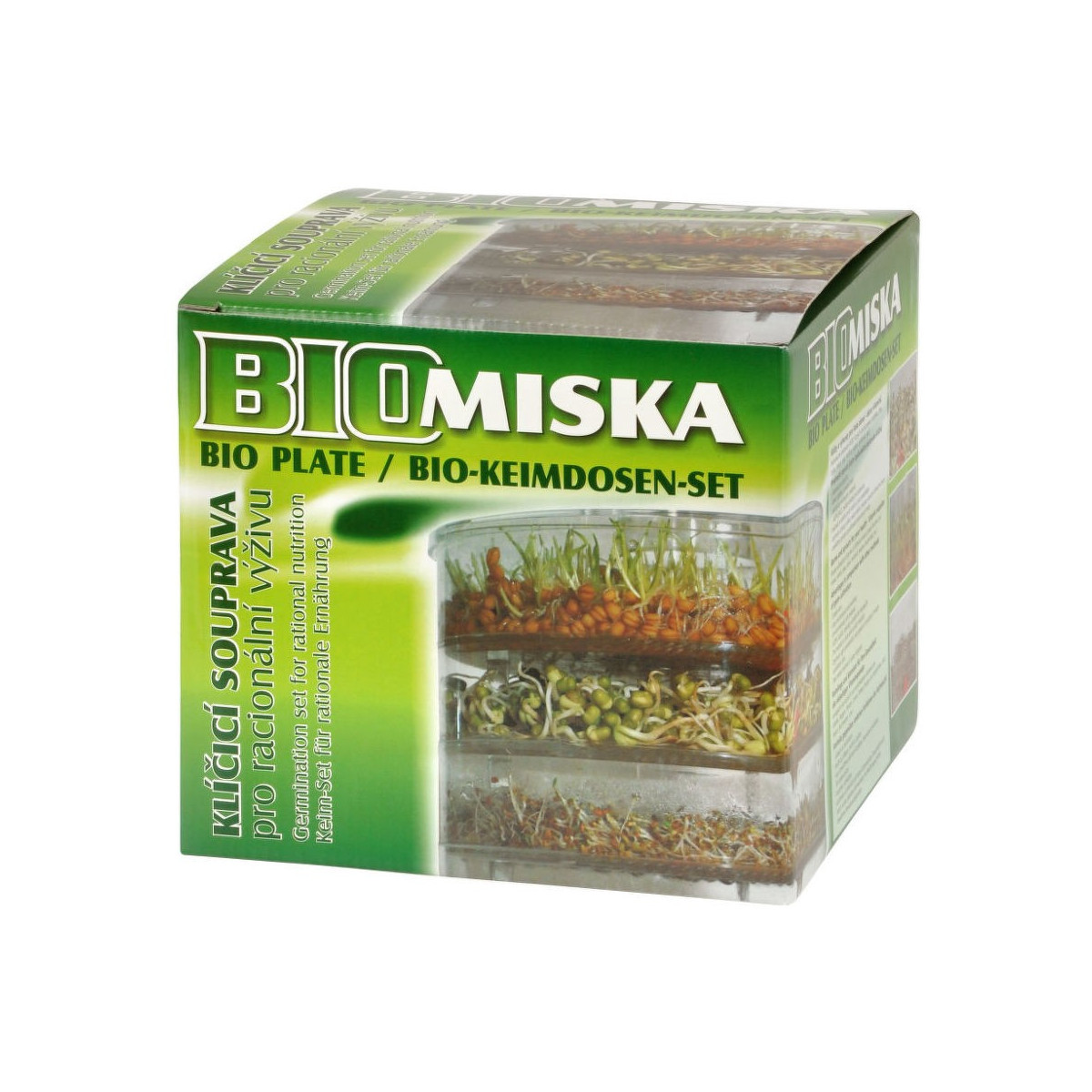 Klíčiaca miska trojposchodová - 1 ks