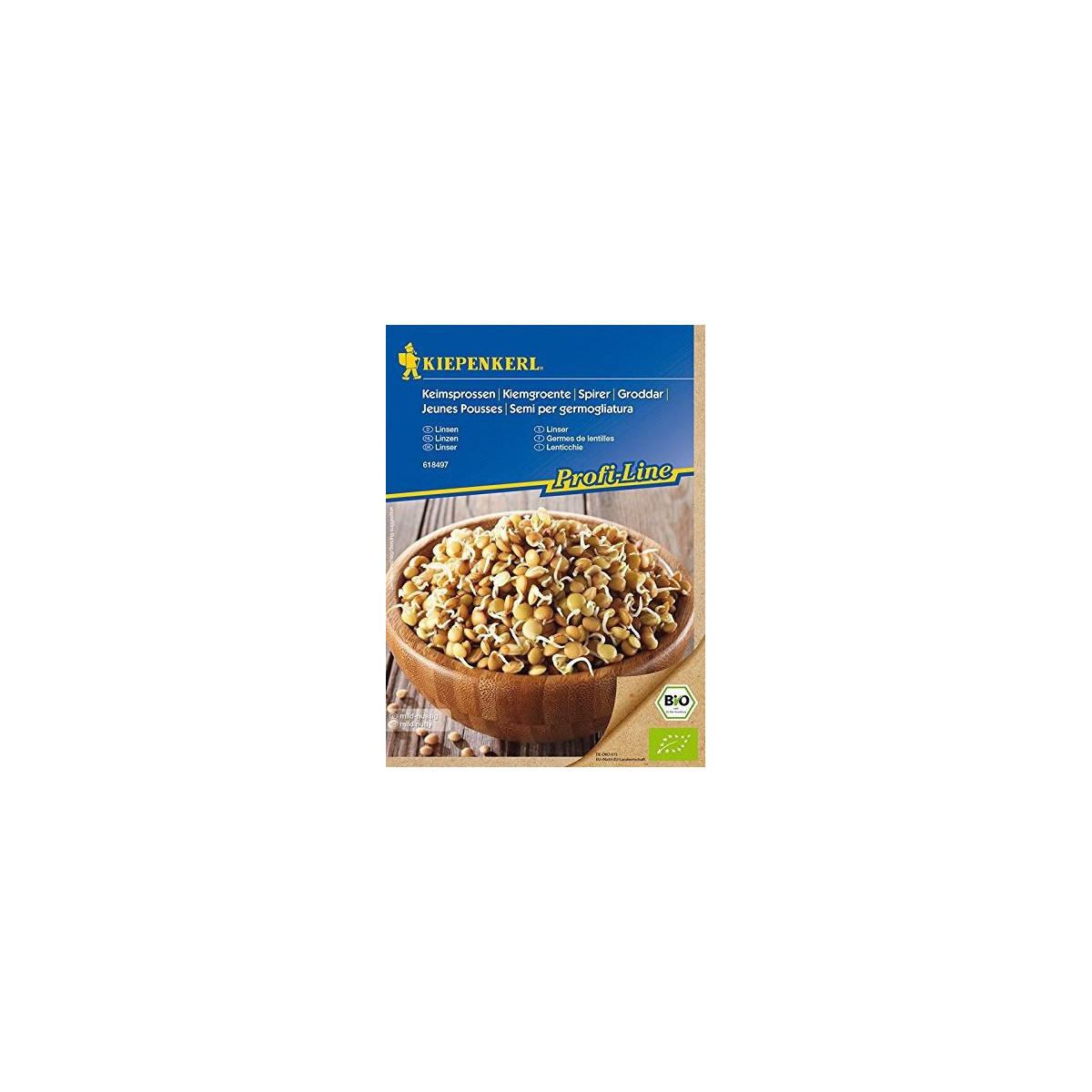 BIO Šošovka - Kiepenkerl - predaj bio semien na klíčenie - 60 g