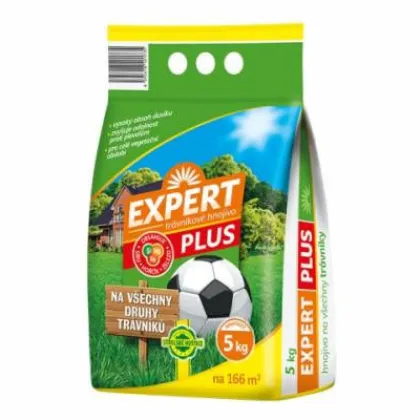 Trávnikové hnojivo granulované - Expert - hnojivo na trávniky - 5 kg