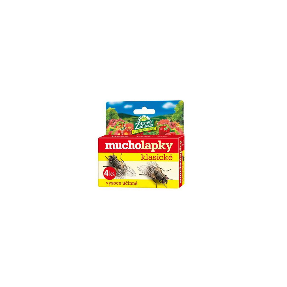 Mucholapky klasické - 4 ks