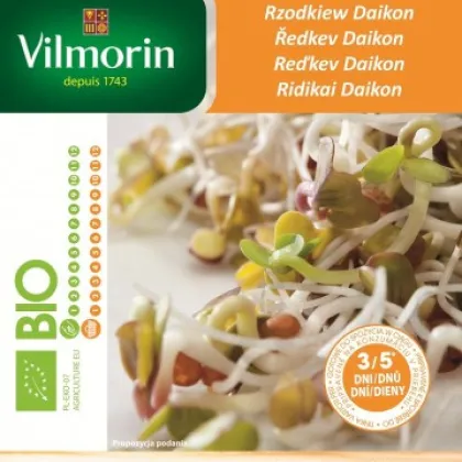 Bio semená na klíčky - Reďkovka Daikon - semená - 10 g