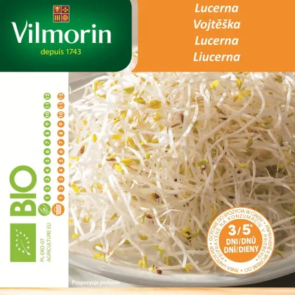 Bio semená na klíčky - Lucerna - semená - 15 g