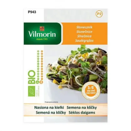Bio semená na klíčky - Bio slnečnice - semená - 20 g
