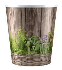 Obal na črepník na bylinky - HERBS - 14 x 16 cm - 1 ks