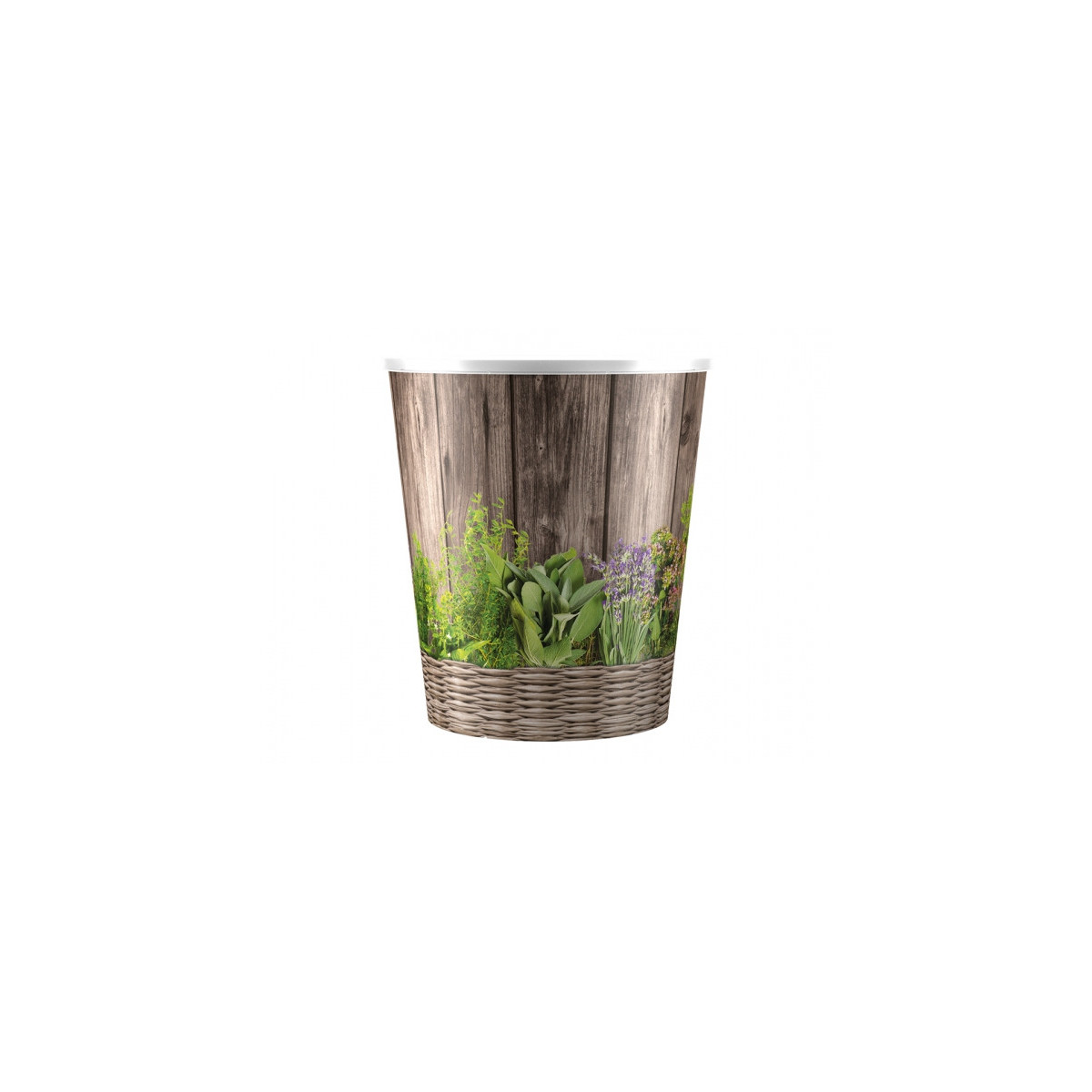 Obal na črepník na bylinky - HERBS - 14 x 16 cm - 1 ks