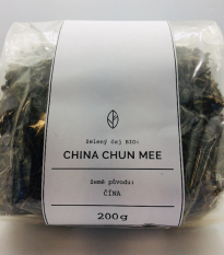 China Chun Mee Organic Tea - zelený čaj - Bio kvalita - 200 g