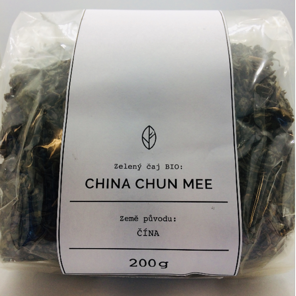 China Chun Mee Organic Tea - zelený čaj - Bio kvalita - 200 g