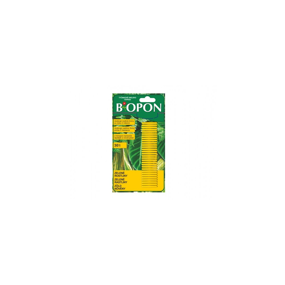 Tyčinkové hnojivo pre zelené rastliny - BoPon - 30 ks