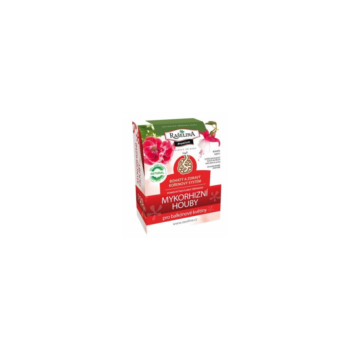 Mykorhizné huby pre balkónové kvetiny - 150 g
