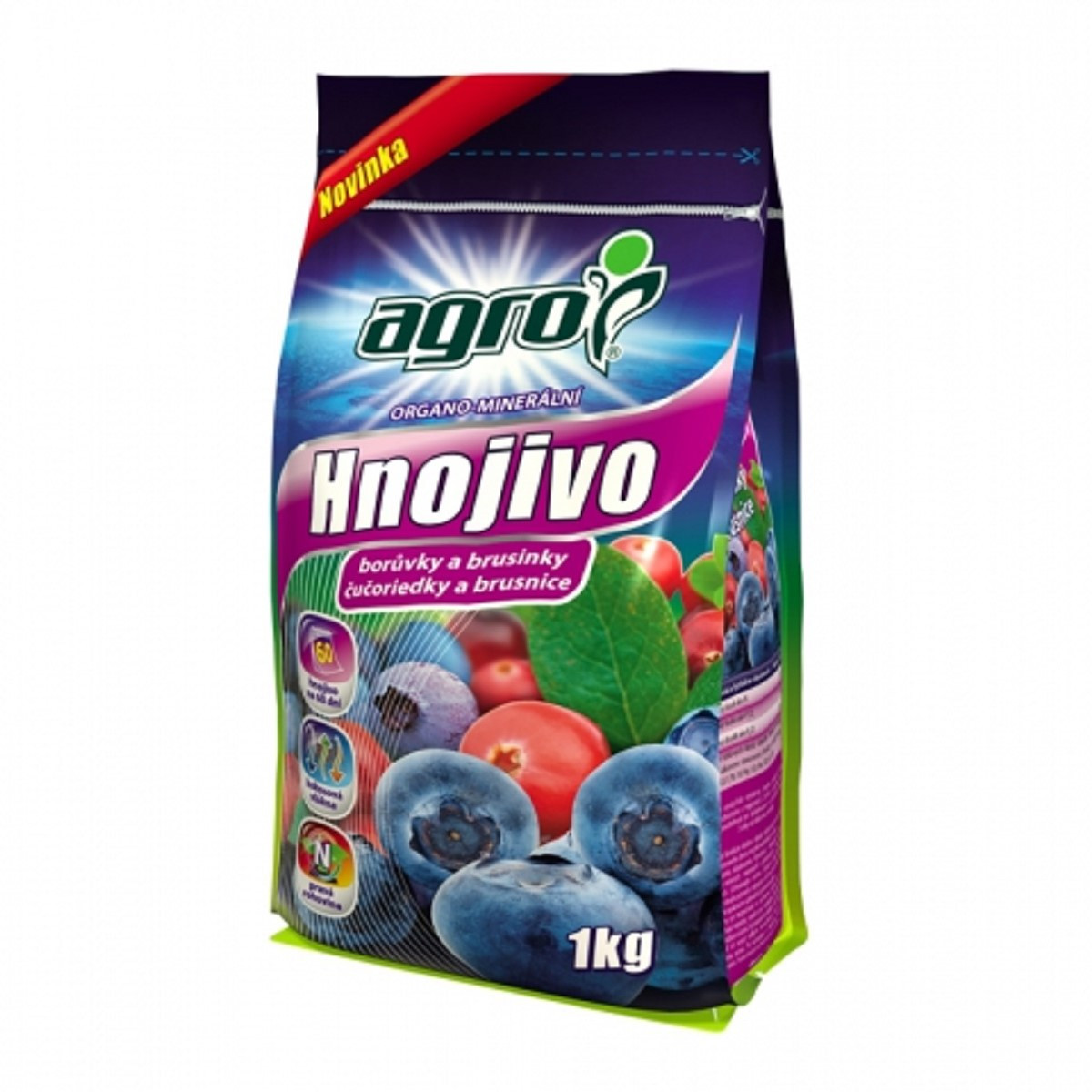 Agro - Organo - minerálne hnojivo na čučoriedky a brusnice - hnojivá - 1 kg