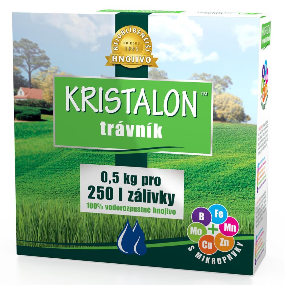 Kristalon na trávnik - Agro - hnojivo na trávniky - 500 g