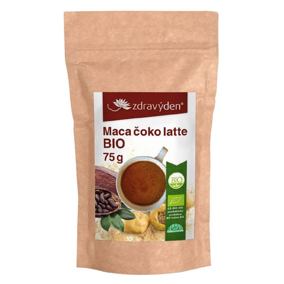 Maca čoko latte BIO - zmes - 75 g