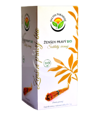 Ženšen pravý červený 6-ročný - čajové sáčky - 20 x 1 g - Bio kvalita - Panax ginseng