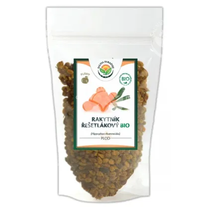 Rakytník rešetliakovitý - Hippophae Rhamnoides - Bio plody - 50 g