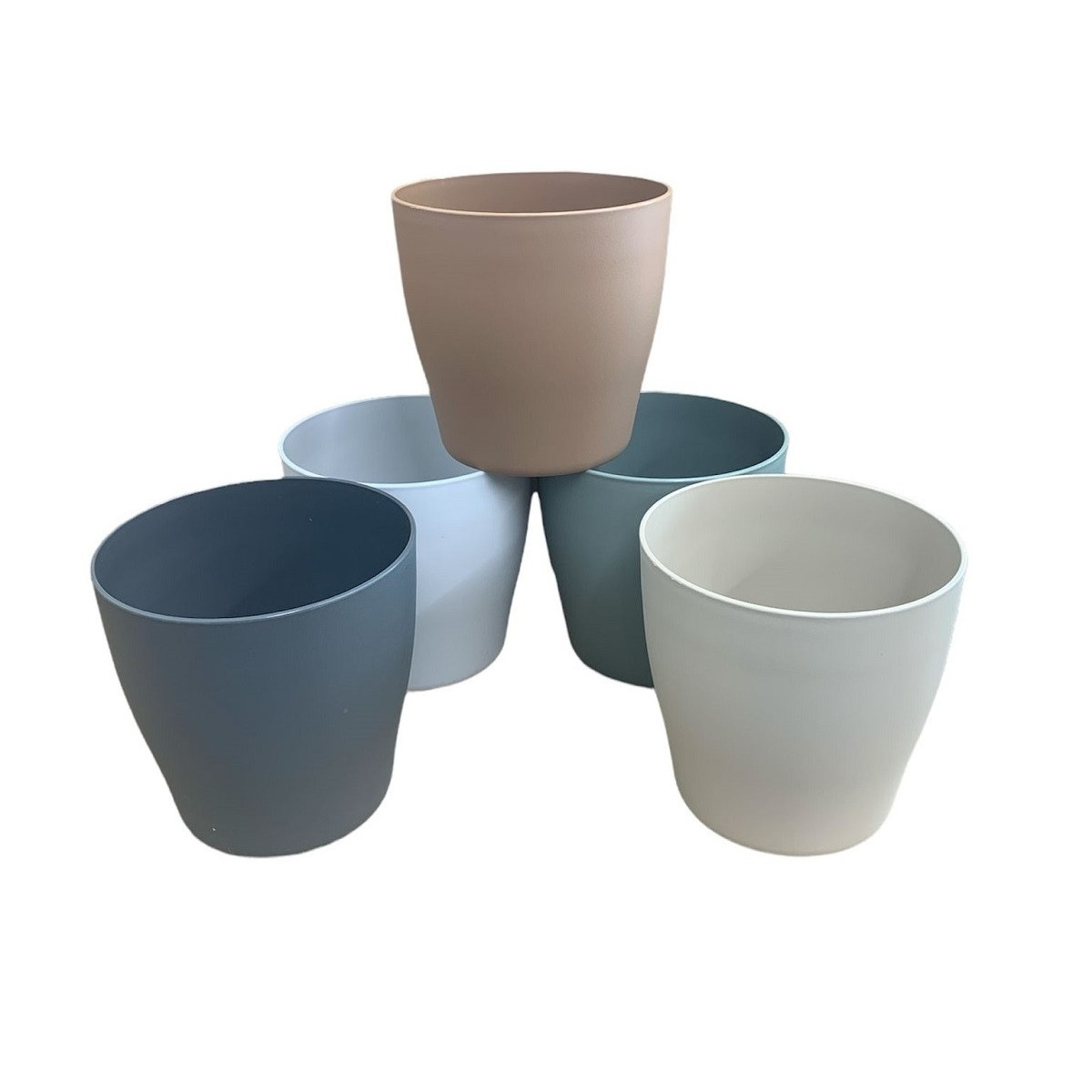 Obal na kvetináč LIVING sivý - 15 x 15 cm - 1 ks