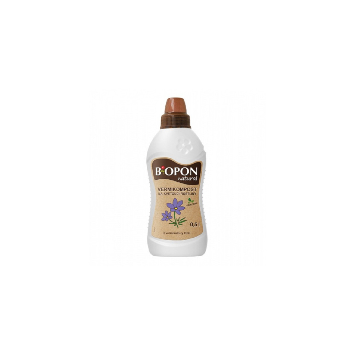Vermikompost na kvitnúce rastliny - BoPon - predaj hnojív - 500 ml