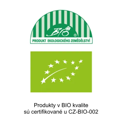 Produkty v BIO kvalite
sú certifikované u CZ-BIO-002