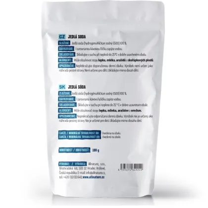Jedlá sóda - prášok - predaj upratovacích potrieb - 100 g